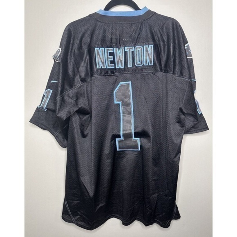Cam Newton #1 NFL Carolina Panthers Nike Stitched Jersey On-Field Men's 52 - Picture 10 of 16